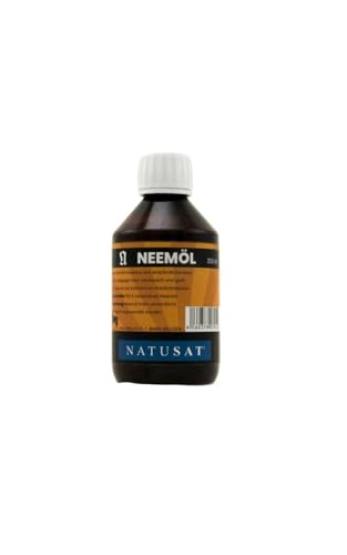Natusat Neemöl - unverdünnt als Pflegeöl für die Pferdehaut, wirksamer Schutz bei Pferden für den Genitalbereich und Kopf (250 ml) von Natusat