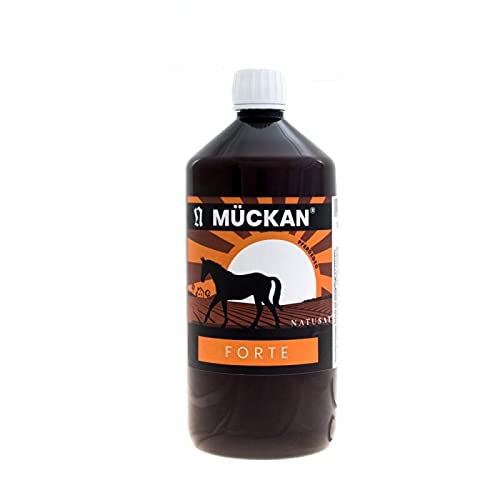 NATUSAT Mückan Forte Spray - Desodorierender Schutz zur Hautpflege für Pferde, 1000 ml von Natusat