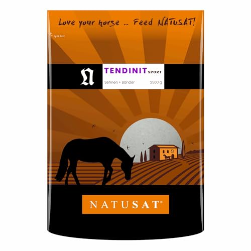 Natusat Tendinit Kollagen Sport - Pferdegelenke, Sehnen und Bänder, mit MSM, Glucosamin und Chondroitin (2500 g) von Natusat