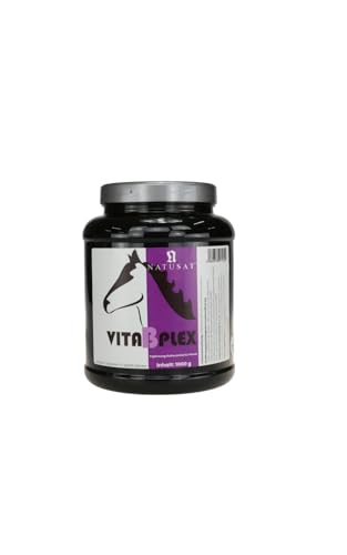 NATUSAT Vita B Plex Pellets 1000 g - Vitamin B, Pferdevitamine, Ergänzungsfutter für Pferde von Natusat