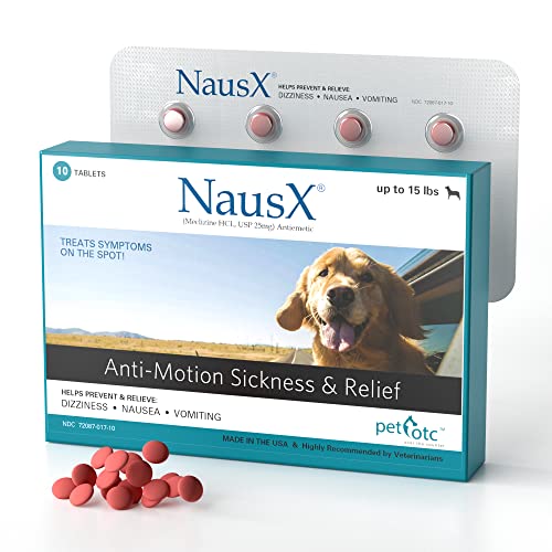 Nausx Anti-Bewegungskrankheit & Linderung für Hunde, Sm von Nausx