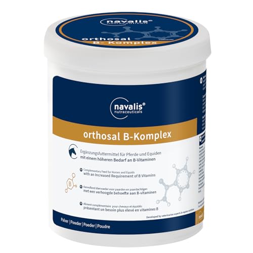 navalis orthosal B-Komplex | 500 g | Ergänzungsfuttermittel für Pferde und Equiden mit erhöhtem Bedarf an B-Vitaminen | Zur Unterstützung von Nerven, Regeneration & Energiehaushalt navalis orthosal B-Komplex | 500 g | Ergänzungsfuttermittel für Pferde und Equiden mit erhöhtem Bedarf an B-Vitaminen | Zur Unterstützung von Nerven, Regeneration & Energiehaushalt von Navalis