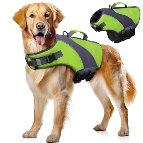 Dog Life Jacket, Green, L von Navaris