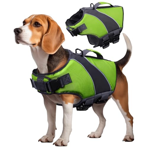 Dog Life Jacket, Green, S von Navaris