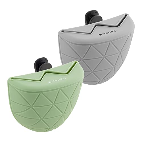 Navaris 2X Hunde Futterbeutel aus Silikon - Snackbeutel mit Clip - Leckerlibeutel Futtertasche Tasche für Leckerlis Hundekotbeutel - 2er Set Beutel Navaris 2X Hunde Futterbeutel aus Silikon - Snackbeutel mit Clip - Leckerlibeutel Futtertasche Tasche für Leckerlis Hundekotbeutel - 2er Set Beutel von Navaris