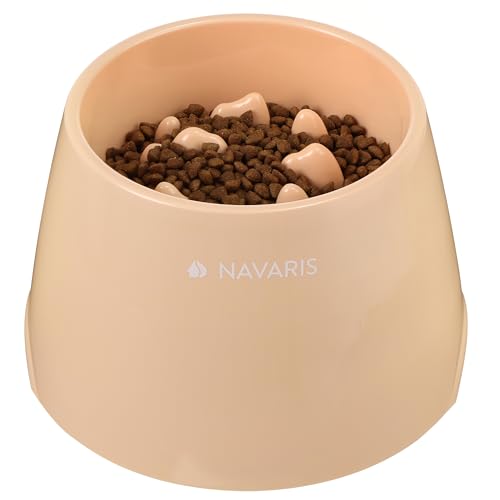 Navaris Anti Schling Napf Hund Katze erhöht - Hundenapf Antischlingnapf Hunde - Fressnapf Katze Futternapf Hund - Slow Feeder Fressnapf Hund - Katzennapf Hundezubehör Navaris Anti Schling Napf Hund Katze erhöht - Hundenapf Antischlingnapf Hunde - Fressnapf Katze Futternapf Hund - Slow Feeder Fressnapf Hund - Katzennapf Hundezubehör von Navaris