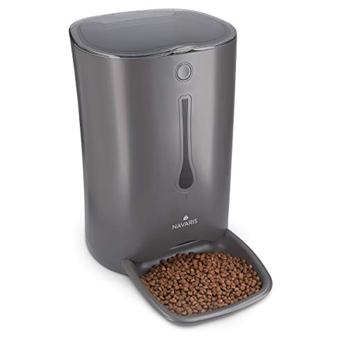Navaris Automatischer Futterautomat Futterspender mit Timer - 6L Futternapf Automat mit Timer und akustischer Benachrichtigung - für Hund und Katze Navaris Automatischer Futterautomat Futterspender mit Timer - 6L Futternapf Automat mit Timer und akustischer Benachrichtigung - für Hund und Katze von Navaris