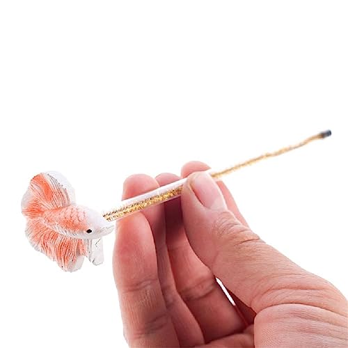 Fish Training Wand For Betta Starter Betta Kits Tail Training Stick Aquariums Wand Betta Fish Wand Fishtank Decoration Fish Tanks Decoration Resin Aquarium Decoration von Navna