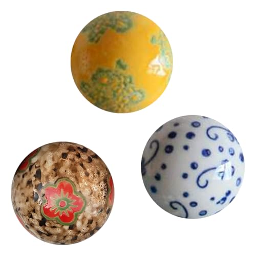 Navna 3 Stück handbemalte Keramik-Schwimmende dekorative Aquarien Ornament für Aquarien Zuhause Schreibtisch antikes Muster zufällige Farbe Aquarien Keramik Float Ornament Navna 3 Stück handbemalte Keramik-Schwimmende dekorative Aquarien Ornament für Aquarien Zuhause Schreibtisch antikes Muster zufällige Farbe Aquarien Keramik Float Ornament von Navna