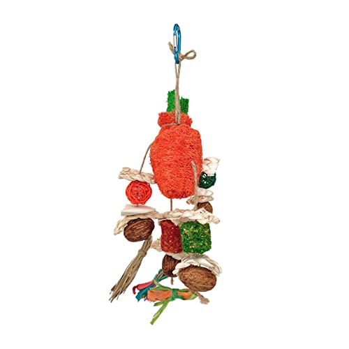 Navna Hängendes Kleintier Kauspielzeug für Vögel Papagei Kauspielzeug Stroh Maiskolben Luffa zum Kauen Zähne Schleifen Vogelspielzeug für Papageien Navna Hängendes Kleintier Kauspielzeug für Vögel Papagei Kauspielzeug Stroh Maiskolben Luffa zum Kauen Zähne Schleifen Vogelspielzeug für Papageien von Navna