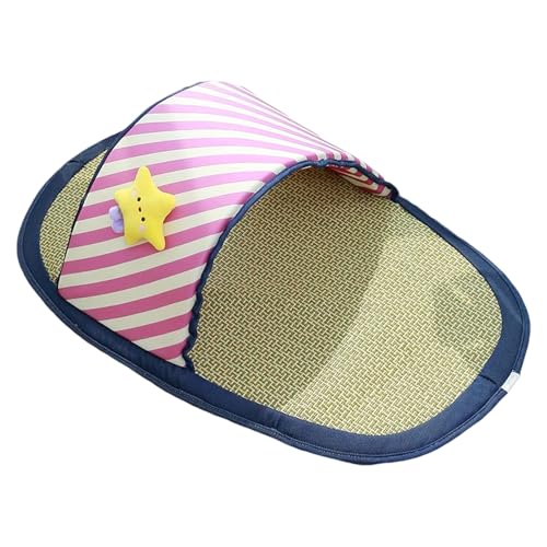 Navna Haustier-Kühlkissen in Slipperform, Schlafbett für heißes Wetter, reduziert Wärme, reduziert weiche Kissen, Kühlmatte mit Rattan-Design, Haustier für heißes Wetter Navna Haustier-Kühlkissen in Slipperform, Schlafbett für heißes Wetter, reduziert Wärme, reduziert weiche Kissen, Kühlmatte mit Rattan-Design, Haustier für heißes Wetter von Navna