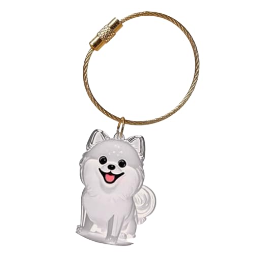 Navna Haustier-Schlüsselanhänger für Hundehaare oder Einäscherung von Asche, in robuster Box, Schlüsselanhänger, sentimentales Haustiergeschenk von Navna