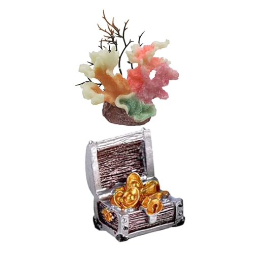 Navna Künstliche Aquarium Dekoration Für Aquarium, Terrarium, Weiß, Falsches Set, Künstliche Navna Künstliche Aquarium Dekoration Für Aquarium, Terrarium, Weiß, Falsches Set, Künstliche von Navna