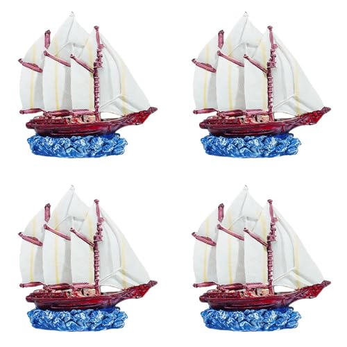 Navna Künstliche Segelboote für Aquarien, Schiffswrack, Simulation, Landschaft, Segelboote, Pflanze, Landschaftsbau, Aquarien, Pflanze, schnelle Einrichtung, Aquarium-Dekorationen von Navna