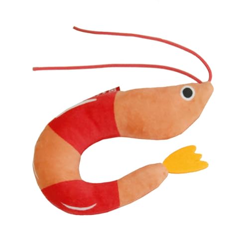 Navna Waschbares Katzenspielzeug in Garnelenform mit aufregender Katzenminze für soziale Spiele, realistisches Garnelen-Plüsch-Katzenspielzeug Navna Waschbares Katzenspielzeug in Garnelenform mit aufregender Katzenminze für soziale Spiele, realistisches Garnelen-Plüsch-Katzenspielzeug von Navna