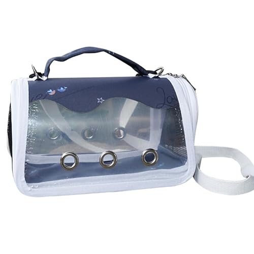 Pet Carriers Bag Portable Breathable Foldable Bag Papageien Bag Outgoing Travel Pet Bag With Feeding Cup & Perch Travel Cage von Navna
