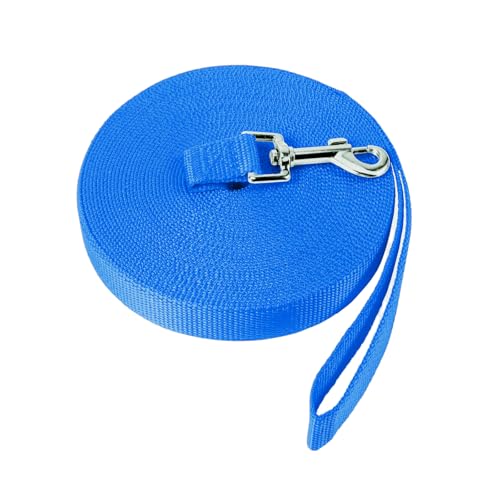 NavoX Trainingsleine für Hunde, 5 m, lange Leine, Nylon, lange Hundetrainingsleine für Haustierrückruf, Wandern, Camping, Jagd, Hinterhof, Blau NavoX Trainingsleine für Hunde, 5 m, lange Leine, Nylon, lange Hundetrainingsleine für Haustierrückruf, Wandern, Camping, Jagd, Hinterhof, Blau von NavoX