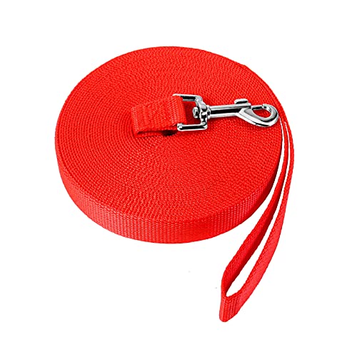 NavoX Schleppleine für Hunde 20m/30m Leine Laufleine für Klein bis Große Hunde Recall Rot NavoX Schleppleine für Hunde 20m/30m Leine Laufleine für Klein bis Große Hunde Recall Rot von NavoX