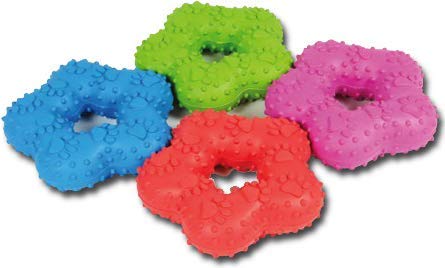 Nayeco Mini-Blume aus Gummi, 7 cm, 4 Farben von Nayeco