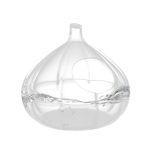 Nbbwwu Hamster Sandkasten | Transparente Badesandkiste In Knoblauchform | Kleintier Habitat Zum Reinigen, Spielen, Verstecken Und Schlafen von Nbbwwu
