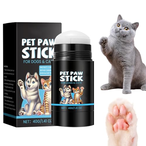 Nbbwwu Hundepfoten-Feuchtigkeitscreme, Roll- Katzenpfotenbalsam – natürlicher Hunde- und Katzenpfotenbalsam, rissige Hundepfoten-Pads zum Aufrollen Nbbwwu Hundepfoten-Feuchtigkeitscreme, Roll- Katzenpfotenbalsam – natürlicher Hunde- und Katzenpfotenbalsam, rissige Hundepfoten-Pads zum Aufrollen von Nbbwwu