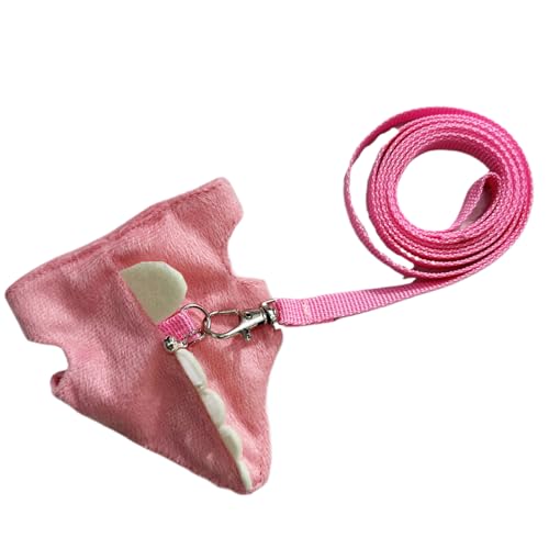 Nbbwwu Kaninchen Leine Und Geschirr Set - Einstellbares Tiergeschirr Mit Weste,Sanftes Bequemes Kleintier Kleidung Für Frettchen Kätzchen Chinchilla Outdoor Abenteuer Nbbwwu Kaninchen Leine Und Geschirr Set - Einstellbares Tiergeschirr Mit Weste,Sanftes Bequemes Kleintier Kleidung Für Frettchen Kätzchen Chinchilla Outdoor Abenteuer von Nbbwwu