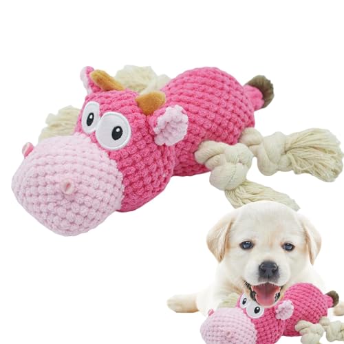 Nbbwwu Robustes, quietschendes Hundespielzeug, Kuh-Hundespielzeug - Quietschendes süßes Hundespielzeug,Bissfeste, interaktive Hundepuppe, Haustierzubehör zum Zahnen, Hundespielzeug, um sie zu Nbbwwu Robustes, quietschendes Hundespielzeug, Kuh-Hundespielzeug - Quietschendes süßes Hundespielzeug,Bissfeste, interaktive Hundepuppe, Haustierzubehör zum Zahnen, Hundespielzeug, um sie zu von Nbbwwu