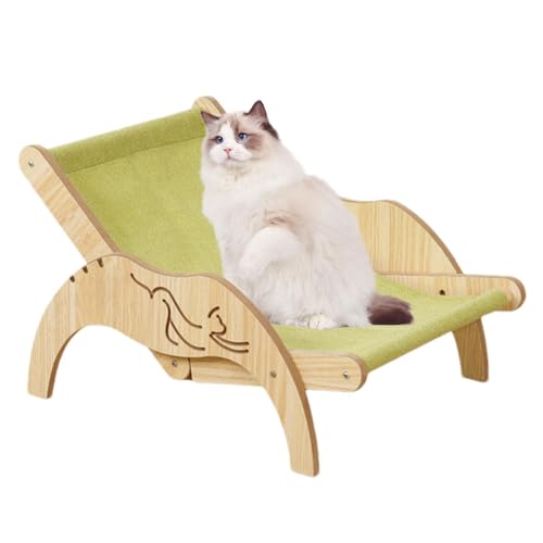 Nbbwwu Strandkorb Katzenhängematte,Katzenhängematte Bett | Gemütliche Katzenliege mit Sisalmatte - Katzen-Hochbeet-Kratzer, gemütliche Liege-Sisalmatte, 3 Höhen verstellbare Katzenliege für kleine bis Nbbwwu Strandkorb Katzenhängematte,Katzenhängematte Bett | Gemütliche Katzenliege mit Sisalmatte - Katzen-Hochbeet-Kratzer, gemütliche Liege-Sisalmatte, 3 Höhen verstellbare Katzenliege für kleine bis von Nbbwwu