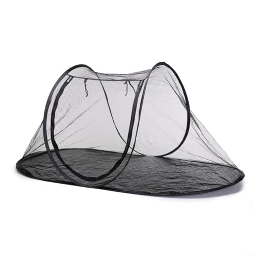 Tragbares Haustier-Laufstall, Netzzelt, faltbar, für drinnen und draußen, für Hunde und Katzen, Reise-Camping-Zwinger mit Tragetasche, wasserdichte Unterseite Tragbares Haustier-Laufstall, Netzzelt, faltbar, für drinnen und draußen, für Hunde und Katzen, Reise-Camping-Zwinger mit Tragetasche, wasserdichte Unterseite von NbgrvB