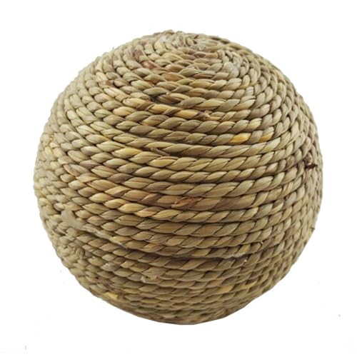 Haustier-Zahnknirschball, natürlicher Spielzeugball, 6 cm, natürlicher Grasball, Vogel, Papageien, Meerschweinchen, Spielzeug zur Zahnreinigung, Tierbedarf Haustier-Zahnknirschball, natürlicher Spielzeugball, 6 cm, natürlicher Grasball, Vogel, Papageien, Meerschweinchen, Spielzeug zur Zahnreinigung, Tierbedarf von Nbhuiakl
