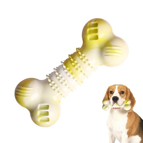 Kauknochen für Hunde, Beißspielzeug für Welpen, Hundespielzeug Knochen zur Zahnreinigung, natürliches Beißfestes Hundezahnbürstenspielzeug für die Reinigung von Kauknochen für Hunde, Beißspielzeug für Welpen, Hundespielzeug Knochen zur Zahnreinigung, natürliches Beißfestes Hundezahnbürstenspielzeug für die Reinigung von von Nbhuiakl