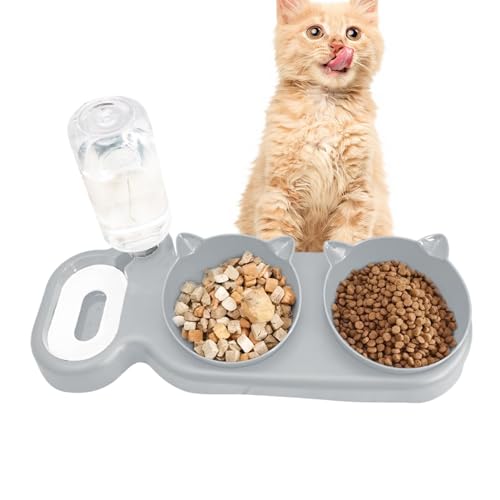 Nbhuiakl Doppelter Futter- und Wassernapf für Katzen | Tierfutter- und Wassernapfschalen mit automatischer Trinkflasche | Futternäpfe für Haustiere, Wassernäpfe für kleine oder mittelgroße Hunde und K Nbhuiakl Doppelter Futter- und Wassernapf für Katzen | Tierfutter- und Wassernapfschalen mit automatischer Trinkflasche | Futternäpfe für Haustiere, Wassernäpfe für kleine oder mittelgroße Hunde und K von Nbhuiakl