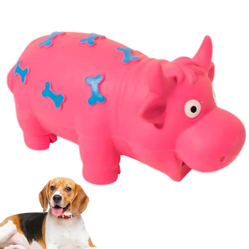 Nbhuiakl Kauspielzeug für Welpen – robuste Hunde, Kauspielzeug mit Quietschelement, interaktiv, 17 x 9 x 9 cm, Kuh-Design, interaktives Kauspielzeug für kleine, mittelgroße und große Rassen Nbhuiakl Kauspielzeug für Welpen – robuste Hunde, Kauspielzeug mit Quietschelement, interaktiv, 17 x 9 x 9 cm, Kuh-Design, interaktives Kauspielzeug für kleine, mittelgroße und große Rassen von Nbhuiakl