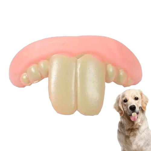 Nbhuiakl Zahnersatz für Hunde, 35 g, Silikon, künstliche Zähne, Spielzeug, kreativ, humorvoll, reißfest, einfach anzubringen, lustiges Halloween-Kostüm für kleine, mittelgroße Hunde Nbhuiakl Zahnersatz für Hunde, 35 g, Silikon, künstliche Zähne, Spielzeug, kreativ, humorvoll, reißfest, einfach anzubringen, lustiges Halloween-Kostüm für kleine, mittelgroße Hunde von Nbhuiakl