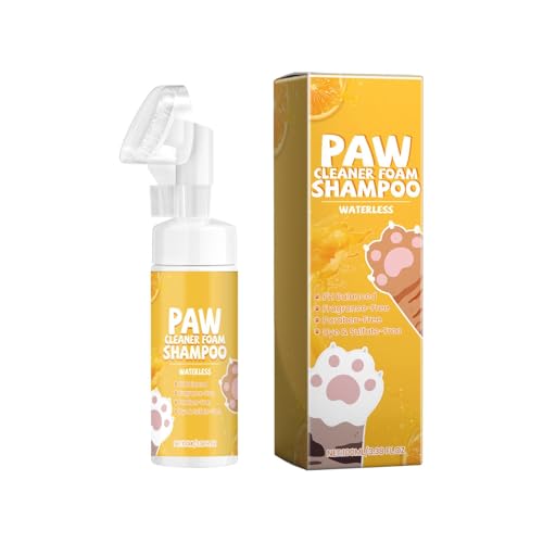 Reinigungsschaum für Hundepfoten, Reinigungsschaum für Hundepfoten, ohne Wasser, 100 ml, mit integrierter Pfotenreiniger, Pfotenreiniger Reinigungsschaum für Hundepfoten, Reinigungsschaum für Hundepfoten, ohne Wasser, 100 ml, mit integrierter Pfotenreiniger, Pfotenreiniger von Nbhuiakl