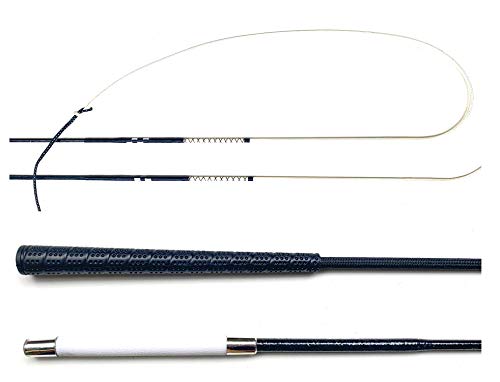 Nbrand JA Horse Bogenpeitsche Fahrpeitsche Pony shetty 120 cm (Gummigriff) von Nbrand