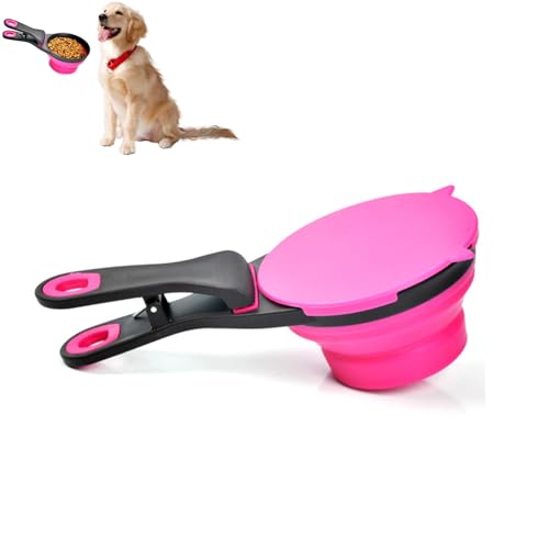 Nchdewui Pet Food Spoon, Katzen Food Spoon, Pet Food Can Spoon für Hunde, Katzen, Aufbewahrung Von Futter, Wasser, Snack, Reisenapf (pink) von Nchdewui