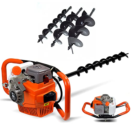 NeNchengLi 72CC Gas Powered Post Hole Digger Erde Auger Borer Zaun Bodenbohrer w/3 Bits NeNchengLi 72CC Gas Powered Post Hole Digger Erde Auger Borer Zaun Bodenbohrer w/3 Bits von NeNchengLi