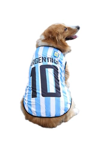 NeVka Bedrucktes Shirt für Hunde, Sport, Sommer, Welpen, bequem, weich, atmungsaktiv, Größe M von NeVka