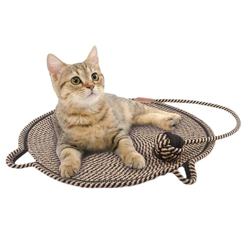 Kratzbretter Kratzteppich Katze, Cat Scratcher Sisalteppich, Katzen Kratzmatte Kratzmöbel, Katzenspielzeug Kratzpappe Für Katzen, Wand Kratzbrett Betten, Decken & Möbel, Kratzwand Für Katzen von Neamou