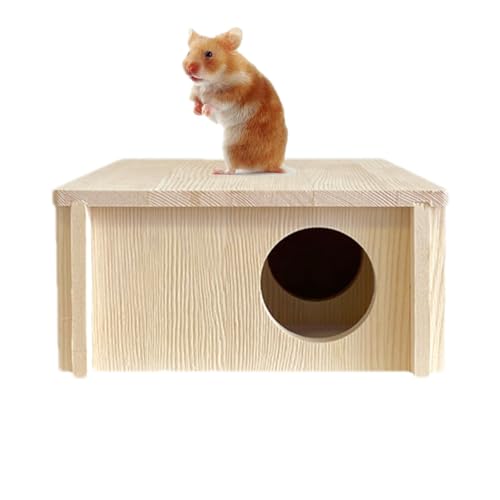 Neamou Hamstertunnel, Mehrkammer-Hamsterhaus-Labyrinth,Quadratisches 2-Zimmer-Versteck für große Hamster mit mehreren Kammern - Kleines Haustier-Waldhaus für Zwerghamster, Syrische Hamster, Rennmäuse, Neamou Hamstertunnel, Mehrkammer-Hamsterhaus-Labyrinth,Quadratisches 2-Zimmer-Versteck für große Hamster mit mehreren Kammern - Kleines Haustier-Waldhaus für Zwerghamster, Syrische Hamster, Rennmäuse, von Neamou