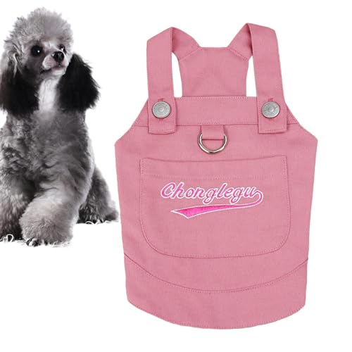 Neamou Haustierkleidung Denim, Jeans-Overall-Kleidung für Hunde - Denim-Haustierkleidung für Hunde - Haustierkostüme mit Geschirrschnallen-Design, atmungsaktiver Jeansmantel für den täglichen Gebrauch Neamou Haustierkleidung Denim, Jeans-Overall-Kleidung für Hunde - Denim-Haustierkleidung für Hunde - Haustierkostüme mit Geschirrschnallen-Design, atmungsaktiver Jeansmantel für den täglichen Gebrauch von Neamou