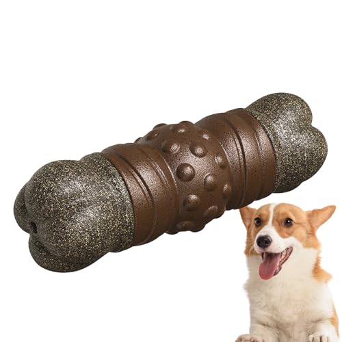 Neamou Quietschspielzeug für kleine Hunde,Quietschspielzeug für kleine Hunde - Hundebeißring in Knochenform | Unzerstörbares Hundespielzeug, Welpen-Kauspielzeug zum Zahnen, süßer, Nicht stopfender von Neamou