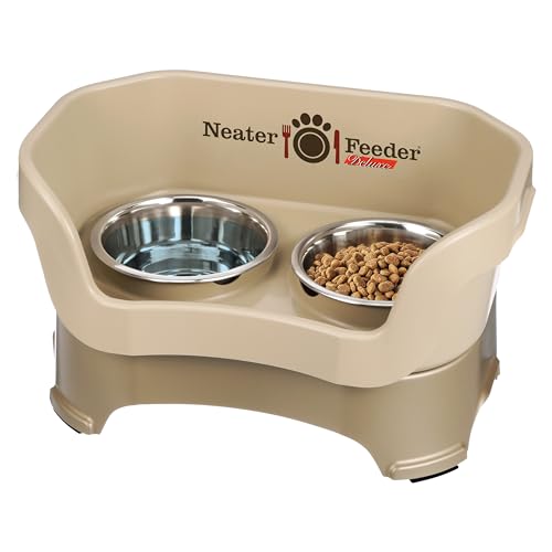 Neater Pet Brands Feeder Deluxe für mittelgroße Hunde, Cappuccino von Neater Pet Brands