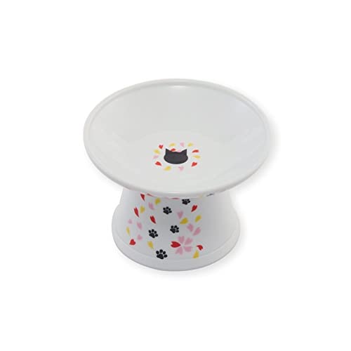 Necoichi Extra breiter erhöhter Futternapf für Katzen, erhöht verhindert Ermüdung von Hals und Schnurrhaar, spülmaschinen- und mikrowellengeeignet, Nr. 1 Japan. (Sakura Limited Edition, Necoichi Extra breiter erhöhter Futternapf für Katzen, erhöht verhindert Ermüdung von Hals und Schnurrhaar, spülmaschinen- und mikrowellengeeignet, Nr. 1 Japan. (Sakura Limited Edition, von Necoichi