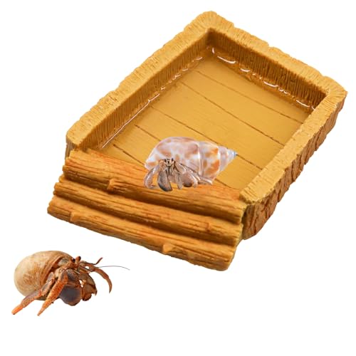 Neeenn Einsiedlerkrebs-Tank, Harz, Rechteckig, Gelb, Modern, Innenbereich, Aquarium, VIVARIUM, Wasser- und Kletterfunktionalität, Einsiedlerkrebs, 16 × 3,9 × 3 cm, 0,44 kg, 0,001656 m³, 470856031 Neeenn Einsiedlerkrebs-Tank, Harz, Rechteckig, Gelb, Modern, Innenbereich, Aquarium, VIVARIUM, Wasser- und Kletterfunktionalität, Einsiedlerkrebs, 16 × 3,9 × 3 cm, 0,44 kg, 0,001656 m³, 470856031 von Neeenn