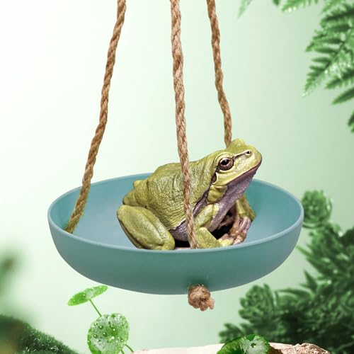 Neeenn Frosch Schaukel Spielzeug, Gecko Swing Toys, Kunststoff Reptilien Amphibien Kletterspielzeug Tank Aquarium Terrarium Dekoration Zubehör, Geeignet für Frosch Gecko Eidechse Chamäleon Neeenn Frosch Schaukel Spielzeug, Gecko Swing Toys, Kunststoff Reptilien Amphibien Kletterspielzeug Tank Aquarium Terrarium Dekoration Zubehör, Geeignet für Frosch Gecko Eidechse Chamäleon von Neeenn