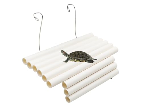 Schildkröten-Sonnenplattform, Kunststoff-Schildkröten-Kletterrampe, Reptilien-Ruhestation, Aquarium-Plattform-Ornament, geeignet für Schildkröten, Reptilien, Frosch, Terrapin, Schildkröte, Molche von Neeenn