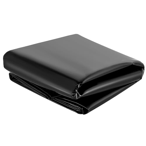 Neegaurd Teichfolie 2m x 2m, Schwarz LDPE Teichfolien Schwerlast, Flexible Teichfelle Teichfolie, Schwimmteich Folie Gartenteich Teichplane, für Fischteiche, Brunnen, Wassergarten und Wasserfall von Neegaurd