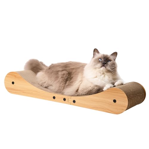 Nekosan Kratzbrett Katzen, 70CM groß Katzenkratzbett, Katzen Kratzmöbel Lounge für Katzen, Kratzpappe, Groß Nekosan Kratzbrett Katzen, 70CM groß Katzenkratzbett, Katzen Kratzmöbel Lounge für Katzen, Kratzpappe, Groß von Nekosan